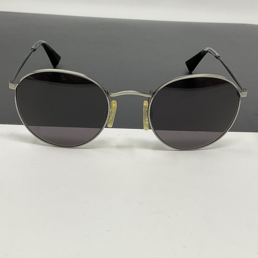MVMT ICON RETRO ROUND METAL SUNGLASSES Matte Gunmetal 50-21-145